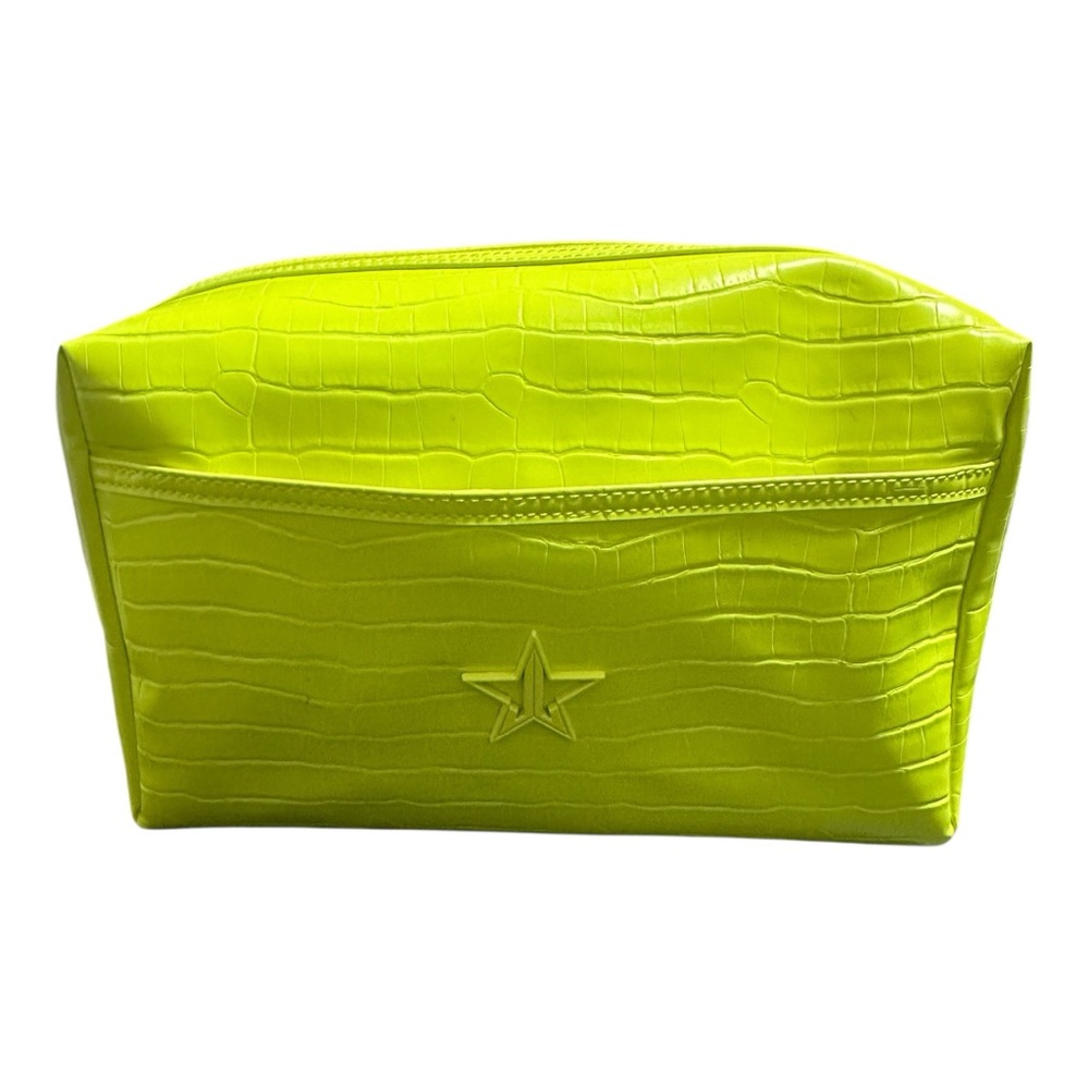 JEFFREE STAR 2024 Neon Yellow Summer Mystery Makeup Bag Large Cosmetic Case